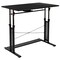 Emma and Oliver Height Adjustable (27.25-35.75"H) Sit to Stand Home Office Desk